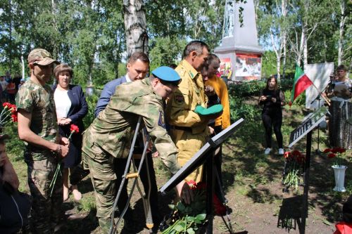 В Слободе Екатерининской открыли мемориальные доски погибшим в зоне СВО землякам