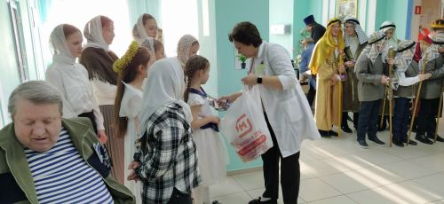 Воскресная школа выступила с концертом в Новошешминском доме-интернате