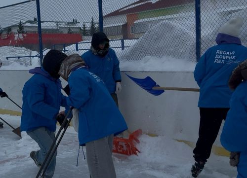 В Новошешминском районе работает снежный десант «Полярное сияние»