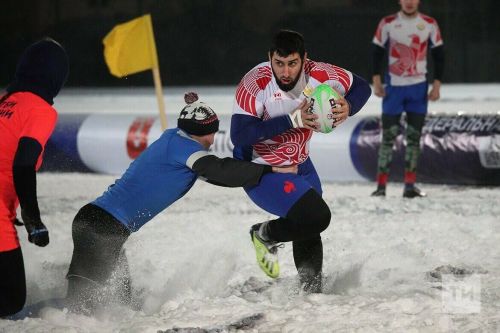Казань принимает Чемпионат России по регби на снегу