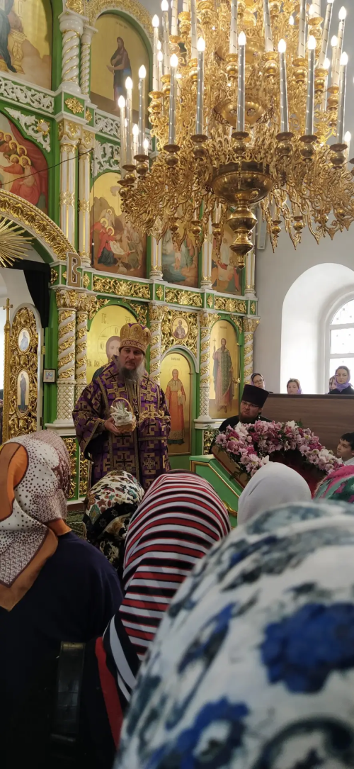 15 марта в Новошешминске побывал с визитом епископ Чистопольский и Нижнекамский Пахомий