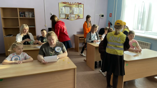 Семейный квест по безопасности дорожного движения прошел в Черемуховской школе