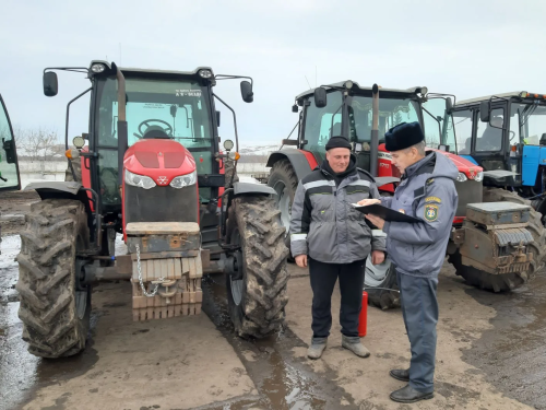 В ООО «Агрораздолье» успешно прошел годовой технический осмотр самоходной техники