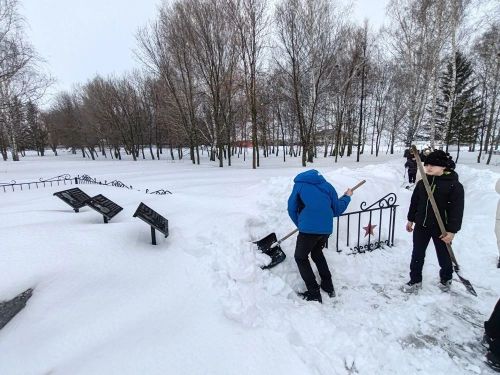 Забота о прошлом ради будущего: «Снежный десант» в Ленинской школе
