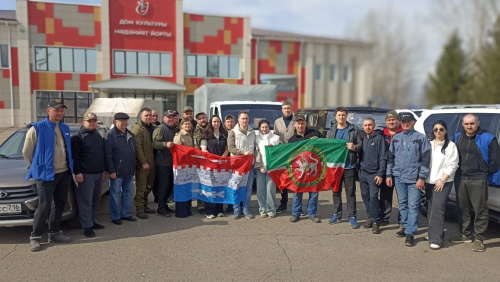 Очередная гуманитарная поездка к нашим бойцам