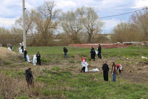 «Марафон чистоты» в Новошешминске: работа с азартом и праздник для души