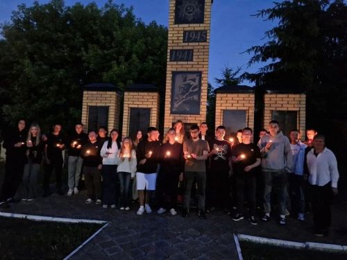 Акция «Свеча памяти» в Шахмайкино