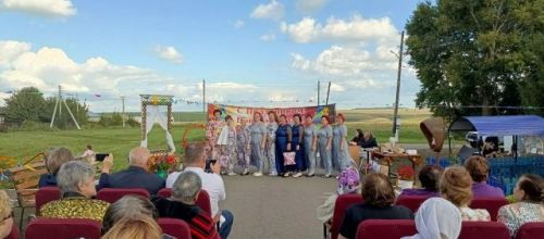 На территории Лебедкинского клуба прошёл праздник «День деревни - Сердцу милый уголок»