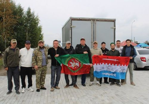Очередная гуманитарная поездка к нашим бойцам