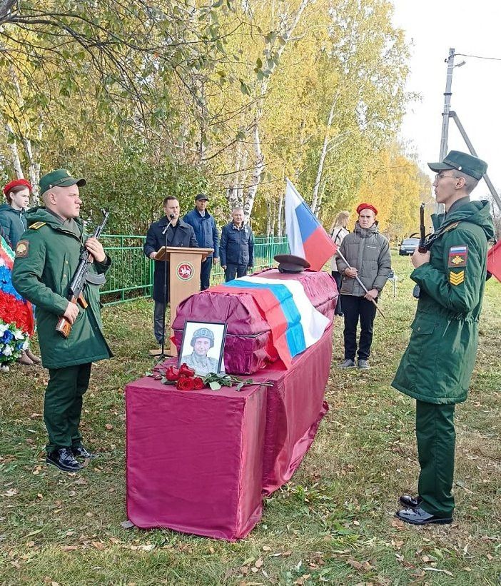 В Слободе Екатерининская простились с бойцом, погибшим в зоне СВО