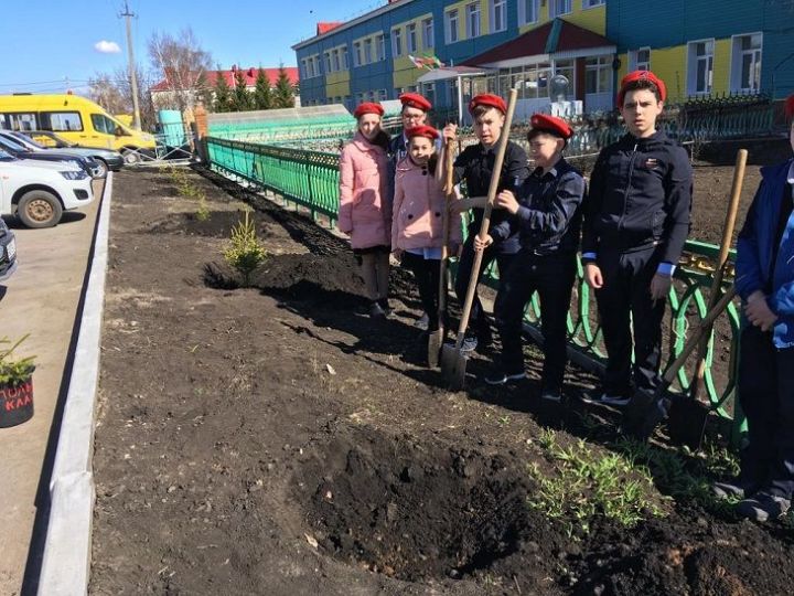 В День посадки леса в Новошешминске посадили более 300 деревьев