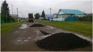 В Утяшкино благоустраивают центральную улицу