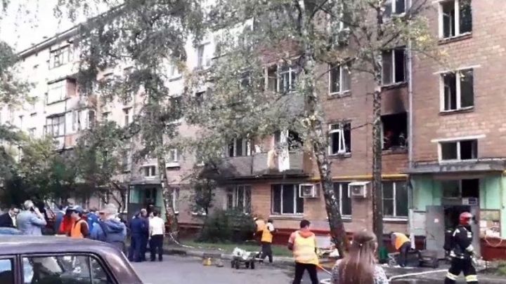 В Москве в многоэтажном доме взорвался газ