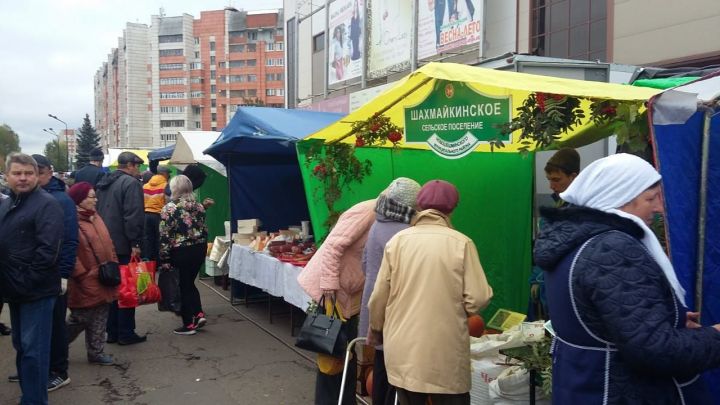 Новошешминсцы торговали на сельхозярмарке в Казани