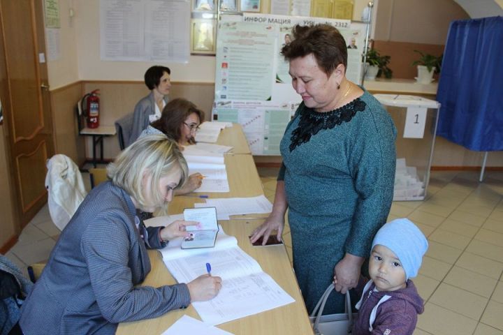 Голосование в Новошешминском  районе завершилось.