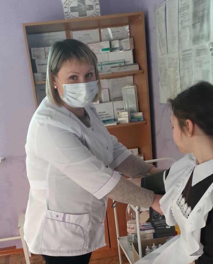 Медсестра Новошешминской средней школы Юлия Финагентова: «Я очень люблю свою работу»