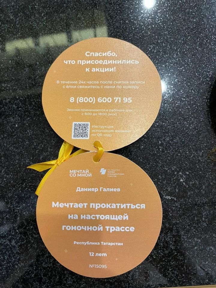 Сегодня Рустам Минниханов в Москве принял участие в проекте «Ёлка желаний»
