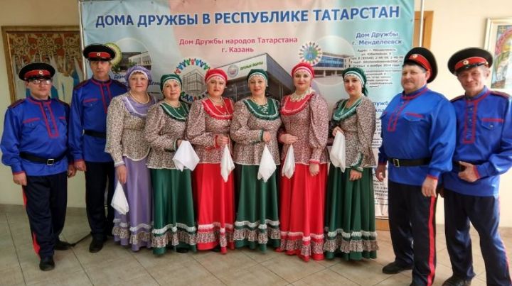 Сводный хор казачьей песни "Шешминские зори" представлял Новошешминский район на XXIX Республиканском фестивале