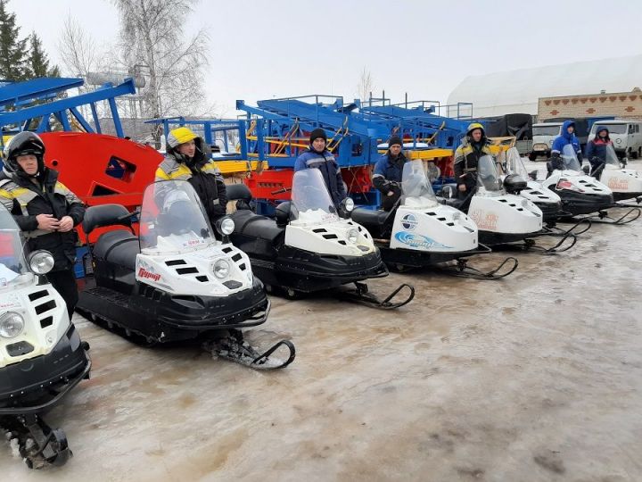 В Новошешминске проведен техосмотр снегоходов, принадлежащих «Шешмаойл»
