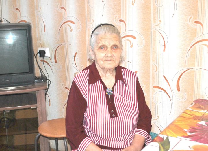 Труженице тыла, жительнице Новошешминска Анне Васильевне Добрыниной (Петровичевой) исполнилось 90 лет