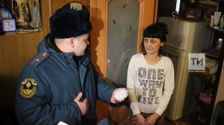 В Татарстане безвозмездно установят пожарные извещатели многодетным семьям