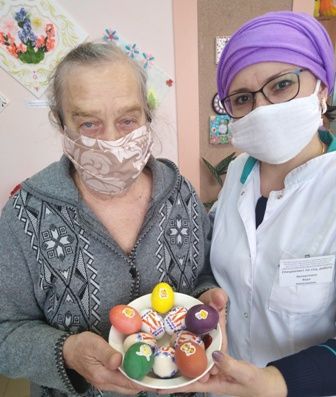 В Новошешминском доме-интернате для престарелых отмечали Пасху