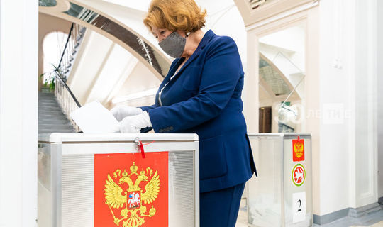 Зиля Валеева проголосовала по поправкам в Основной закон РФ
