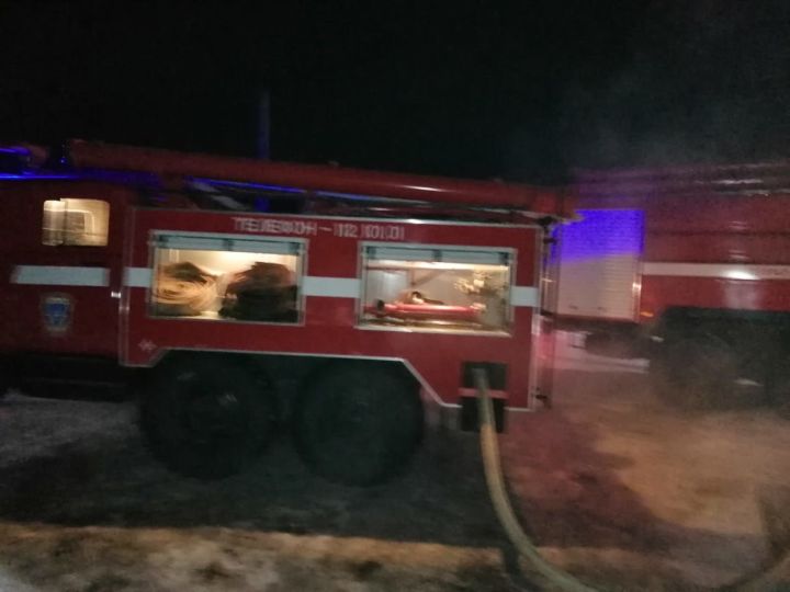 В Новошешминске случился пожар