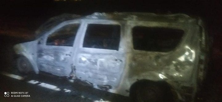 В Новошешминском районе сгорел автомобиль