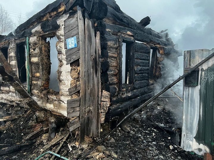 В Слободе Архангельской сгорел жилой дом