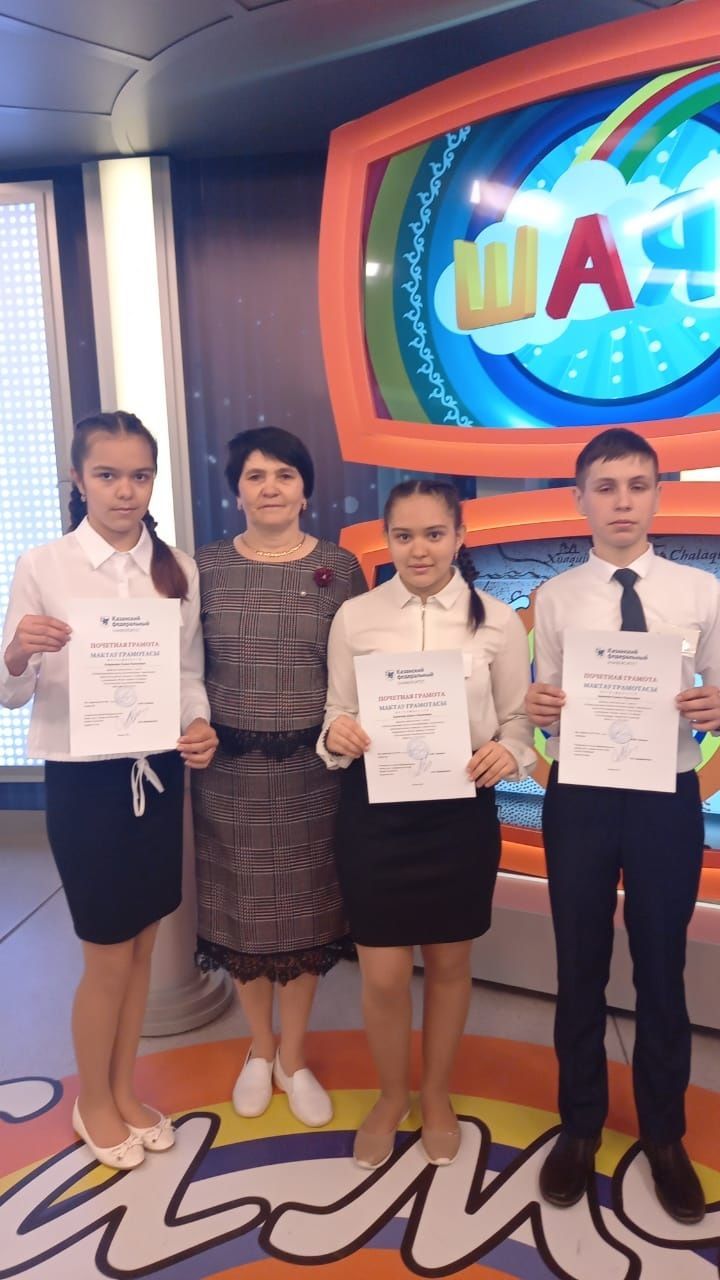 Шахмайкинские школьники приняли участие в «Тамчы-шоу»