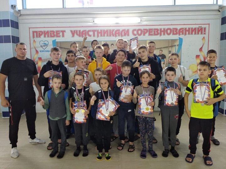 В Новошешминске прошёл отборочный этап республиканских соревнований по плаванию