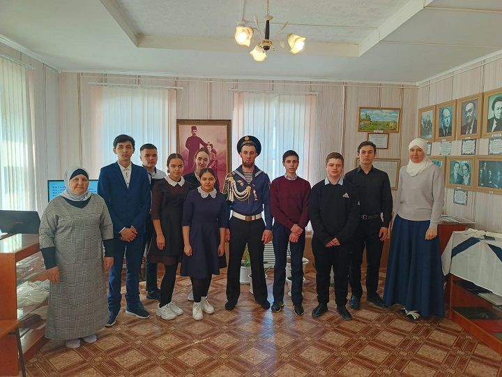 Шахмай музеенда патриотик тәрбия дәресе үткәрелгән