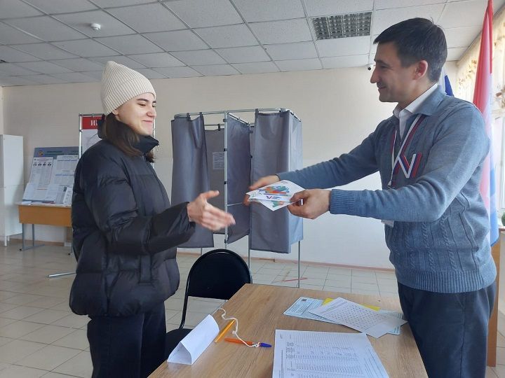 Молодая жительница Новошешминска голосовала впервые