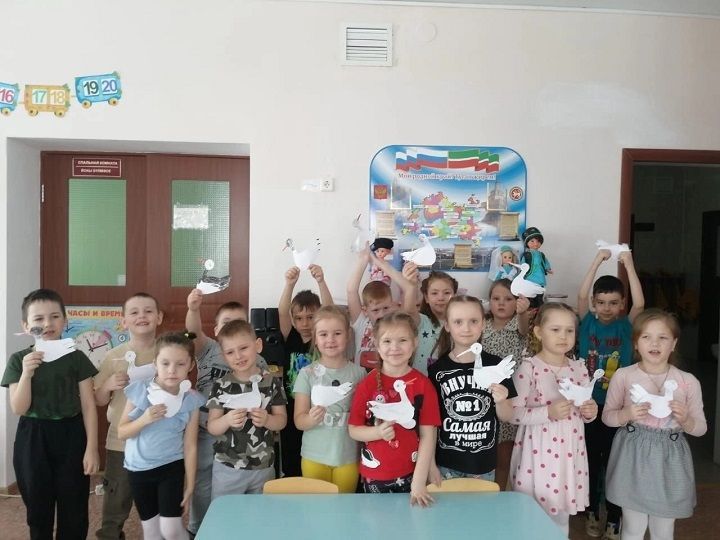 Детсад «Золотой ключик» присоединился к Всероссийской акции «Журавли»