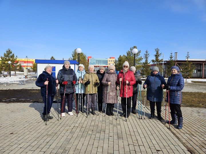 Пенсионеры Новошешминска сдают нормы ГТО