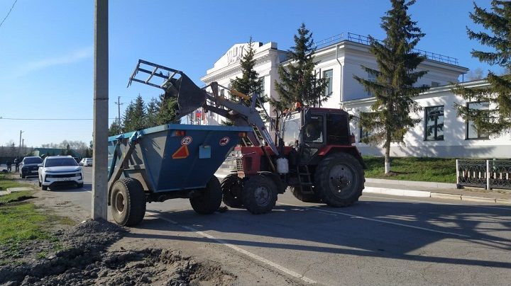 Благоустройство Новошешминска продолжается