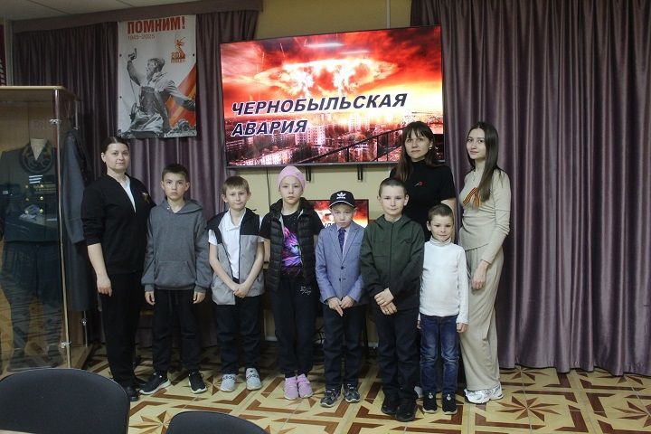 В Новошешминском музее прошел час памяти «Трагедия Чернобыля»