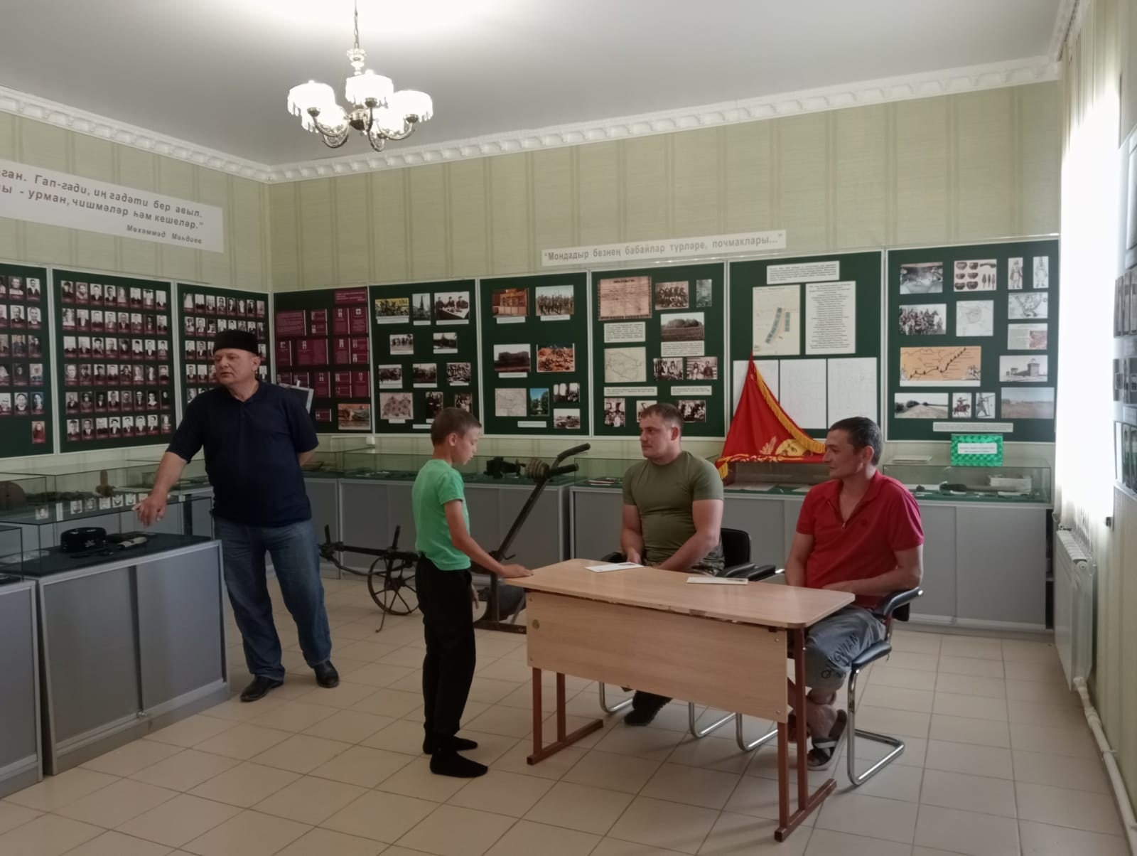 В Акбуринском музее прошла встреча с участниками СВО