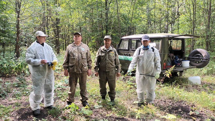 В Новошешминском районе завершена обработка охотничьих угодий
