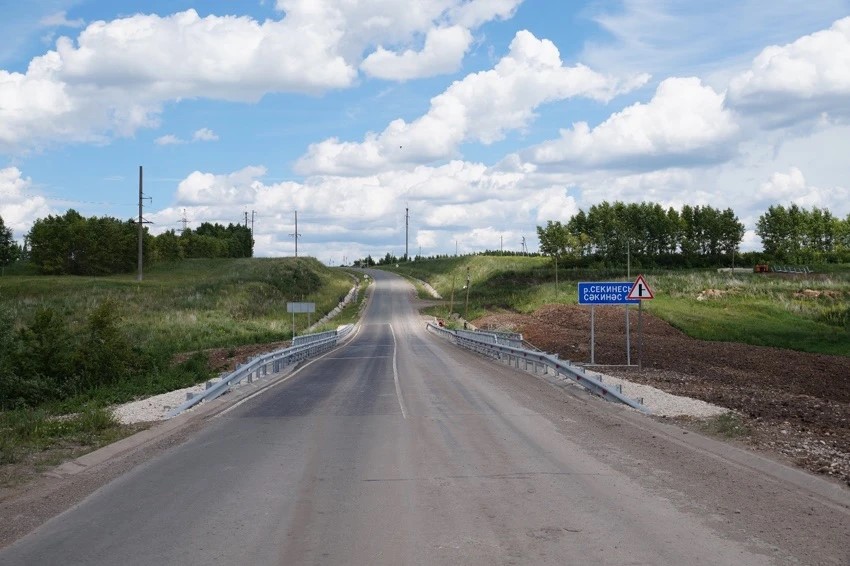 Завершён капремонт моста через реку Секинесь
