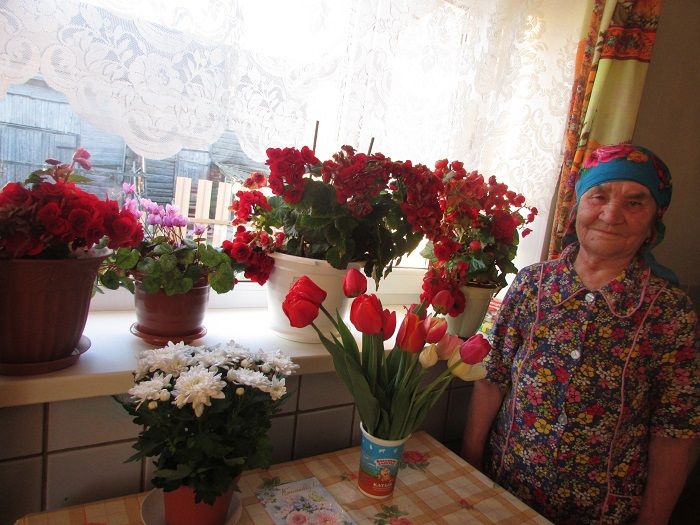 Жительница села Простые Челны Фаузия Исхакова отметила 85-летний юбилей