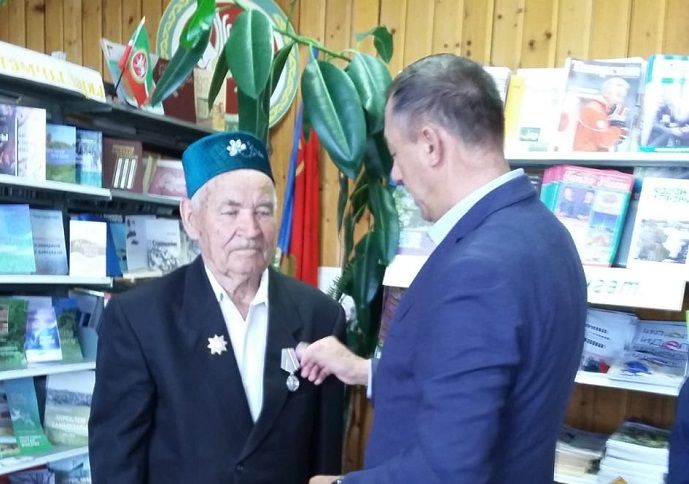 Яңа Чишмә районы ветераннарына медальләр  тапшырылды