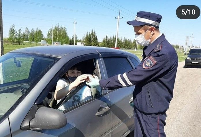 В Новошешминске проходит акция  «Помни о подвиге - соблюдай ПДД!»