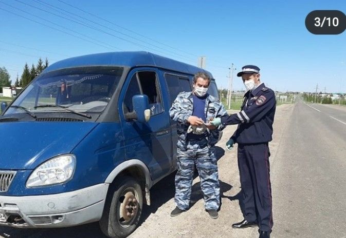 В Новошешминске проходит акция  «Помни о подвиге - соблюдай ПДД!»