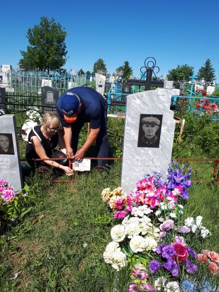 На могилы фронтовиков Великой Отечественной войны установили таблички с QR-кодом