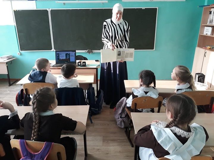 В Шахмайкинском музее прошел информационный час «Маленькие герои Великой Отечественной».
