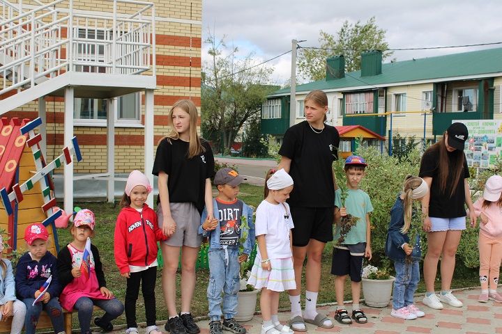 В Новошешминском детском саду «Золотой ключик» очередным деревцем пополнился «Сад памяти»