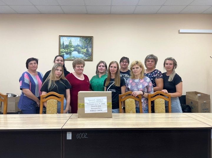 Новошешминским бойцам на СВО отправлен очередной гуманитарный груз