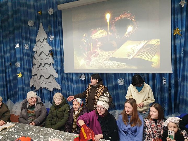 В  доме культуры села Чувашская Чебоксарка прошел праздник  «Колядки»